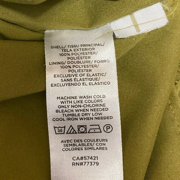 Ann Taylor Green Floral Short Sleeve Smocked Ruffle Tiered Maxi A-Line Dress 8 - Picture 5 of 5